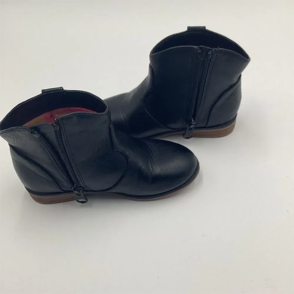 Cat & Jack Toddler Girls' Black Tiffy Ankle Booties Size‎ 10